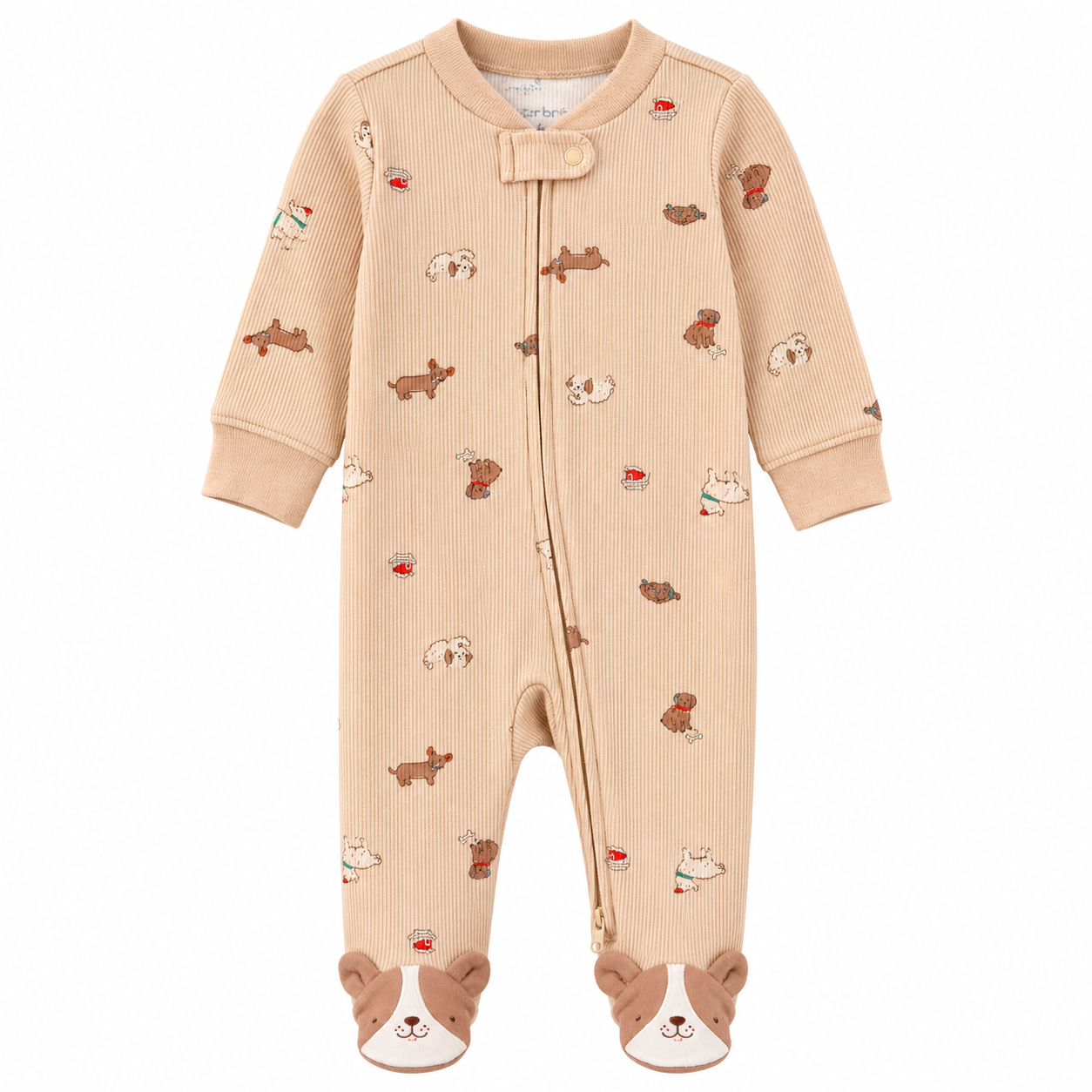 Mameluco Niño 1V716910 Carters Perros Cafe
