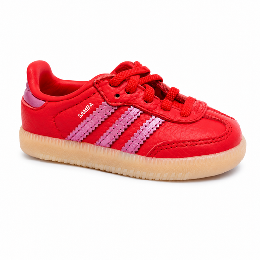 Tenis Sneakers 11.5cm Samba Rojo Adidas