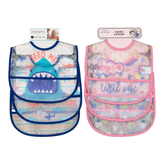 Baberos Plastificados 3P Varios Modelos