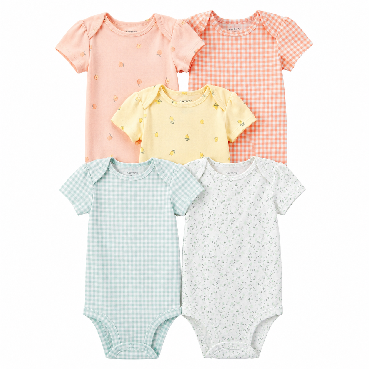 Pañaleros 5P Niña 1U626910 Carters Limones