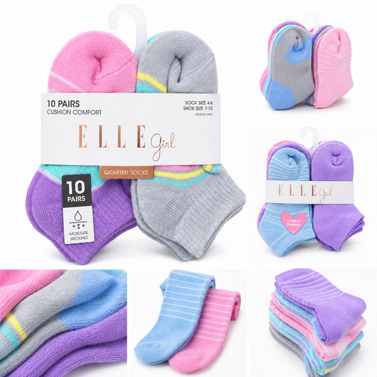 Calcetines 10P Niña Toddle ELLE GIRL