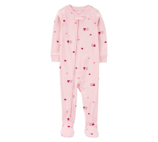 Mameluco 24M 1R943810 Carter's Rosa Corazones
