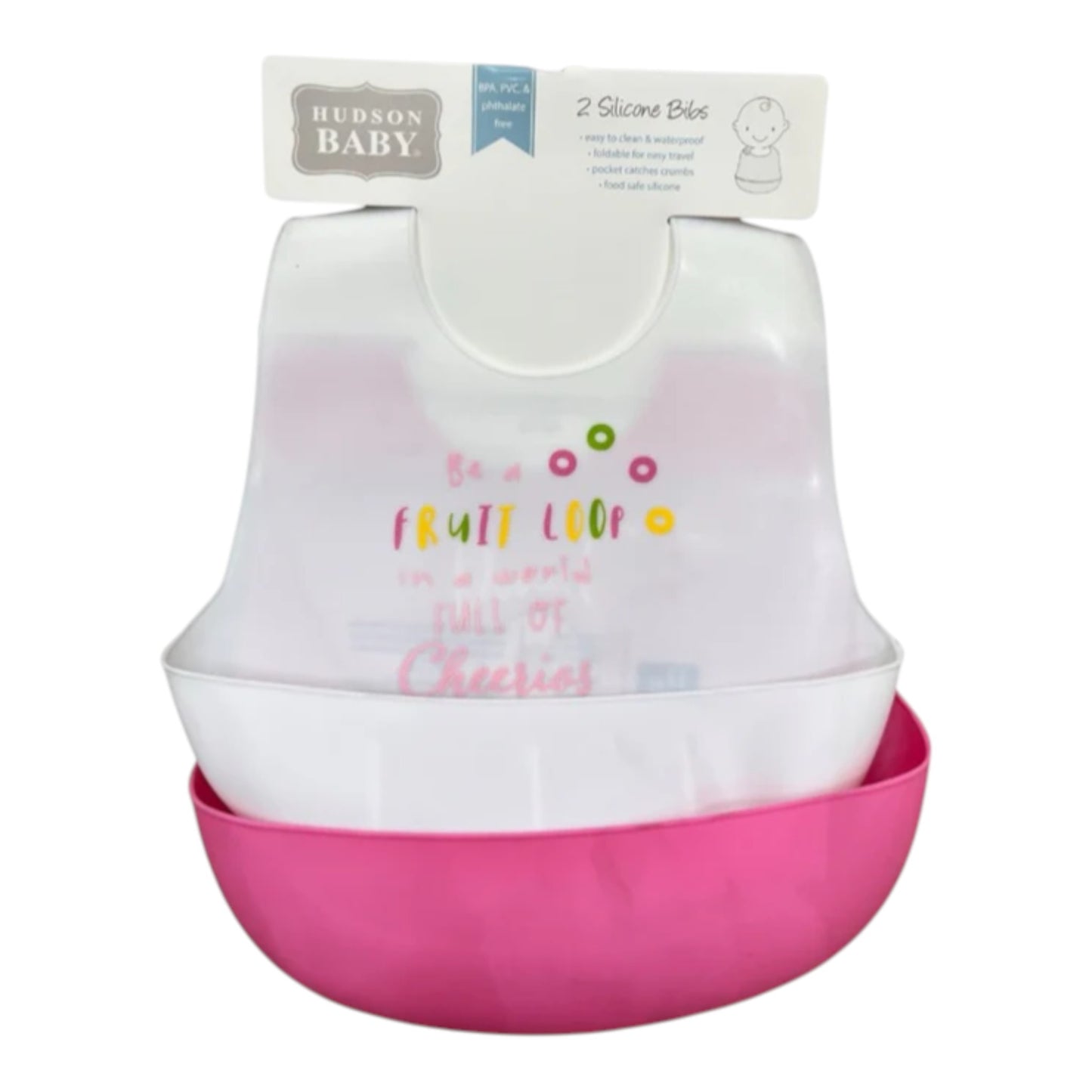 Baberos Silicone 2P Niña Niño Mix