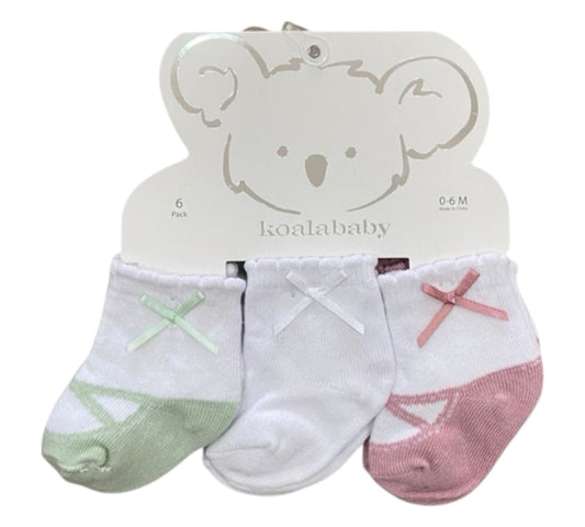 Calcetines 6/12M KGX34968 Koala Baby Moñito