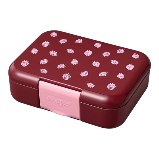 Lonchera Cat&Jack Fresas Tinto Rosa
