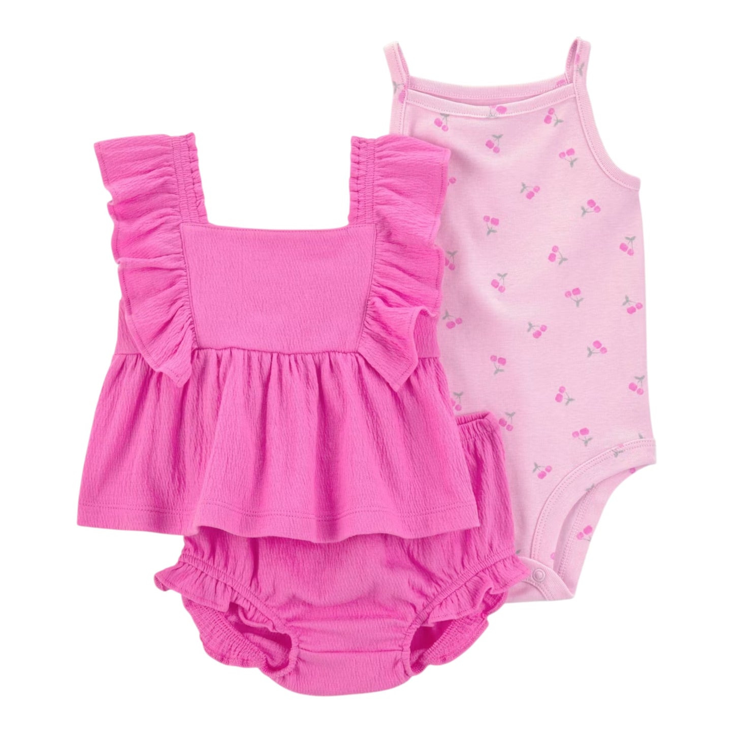 Set 3P Niña 1U809710 Carters Rosa Cerezas