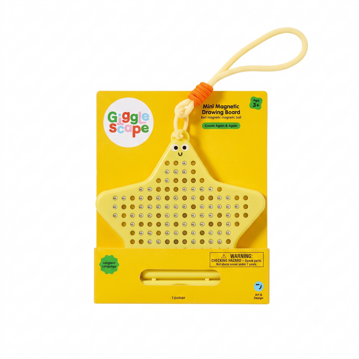 Juguete Educativo Mini Pizarra Magnética De Dibujo Gigglescape, vista 3 — Sweet Regina
