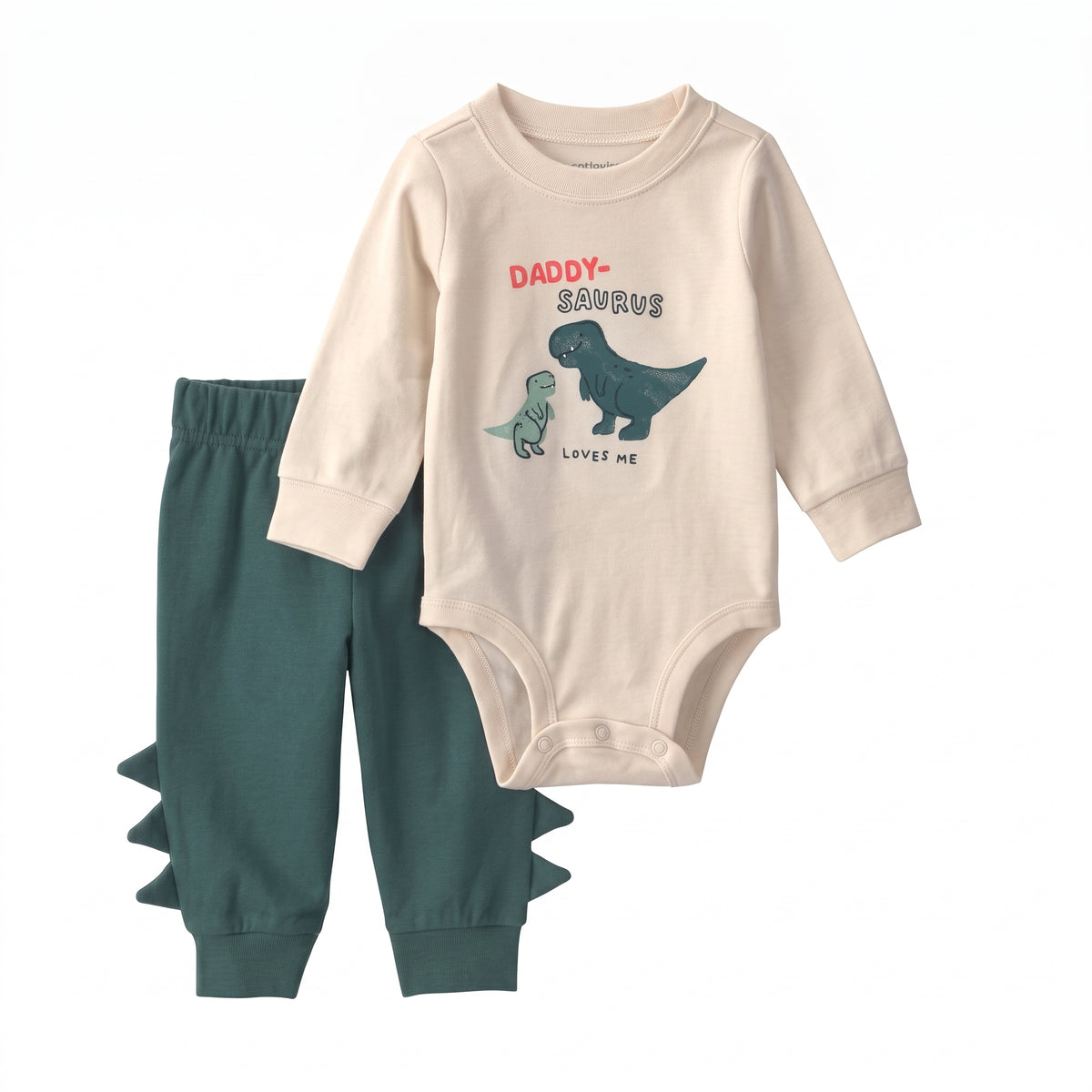 Set 2P Carter's Dinos Verde — Sweet Regina