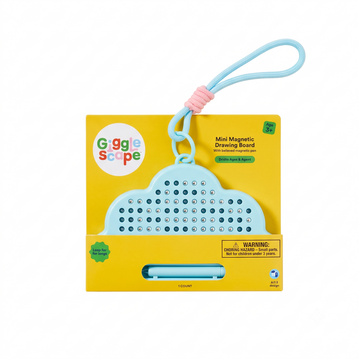 Juguete Educativo Mini Pizarra Magnética De Dibujo Gigglescape, vista 4 — Sweet Regina