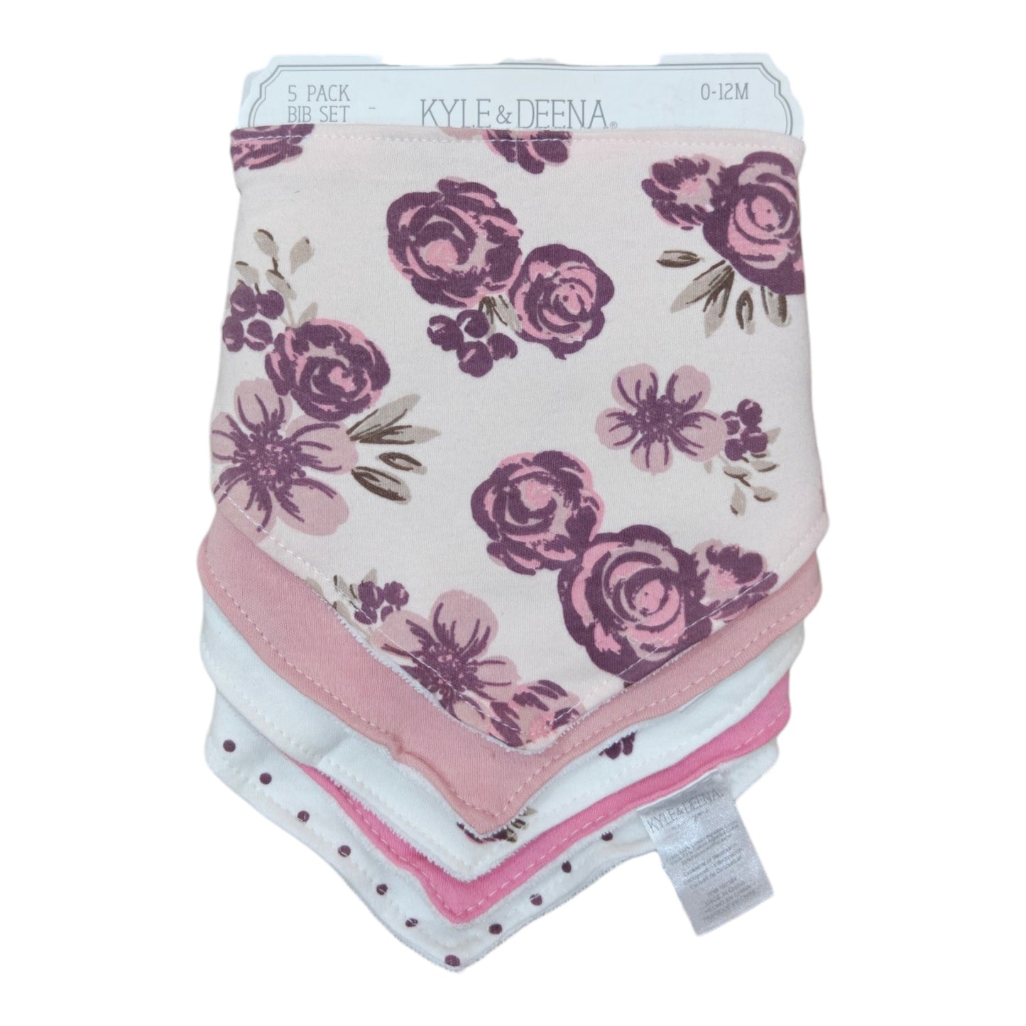 Bandanas Baberos 5P Niña Niño Mix