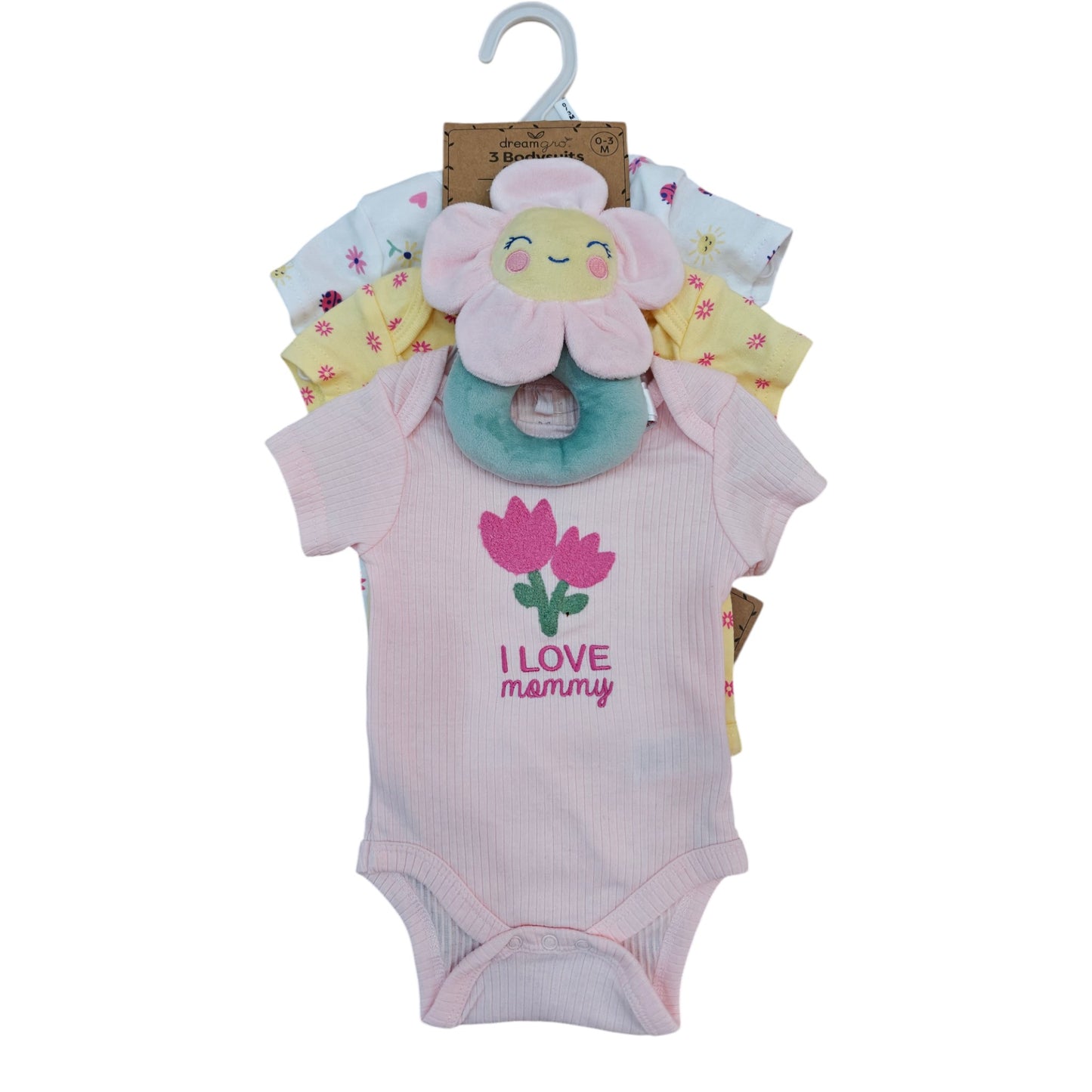 Blusas 4P Niña DA345-PK Amarillo