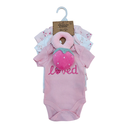 Pañaleros 4P Niña 03M DA332-PK Dream Gro Rosa