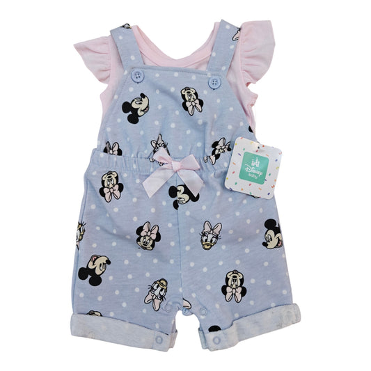 Shortall Niña 2P 147D36A Dysney Azul Rosa
