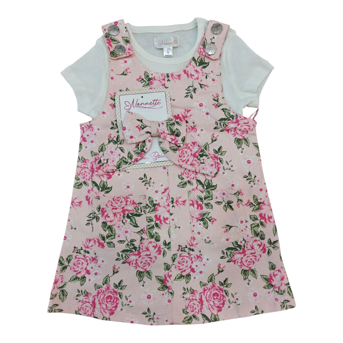 Dressall 3P Niña SCDJ709 Nannette Flores Rosa