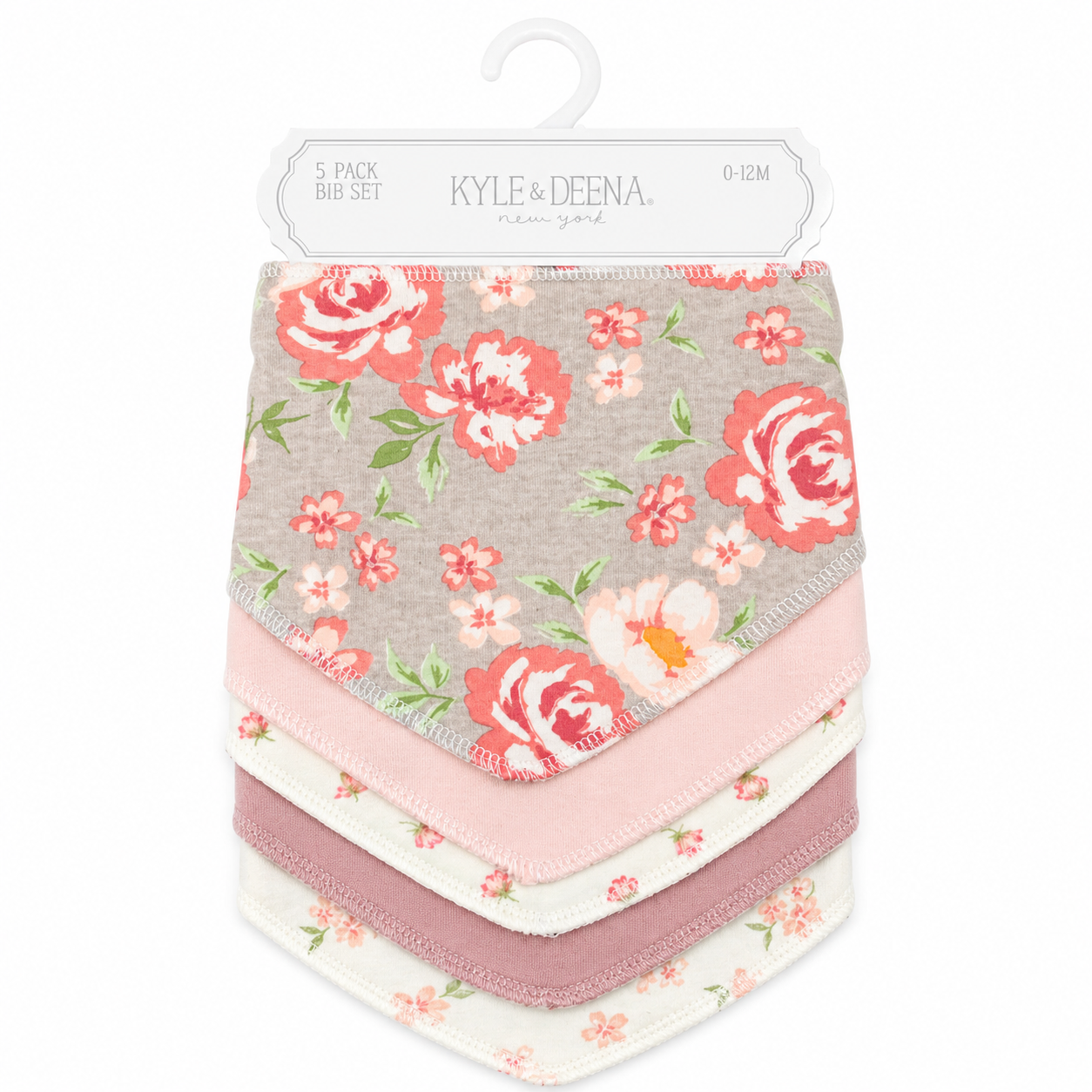 Bandanas Baberos 5P Niña Niño Mix