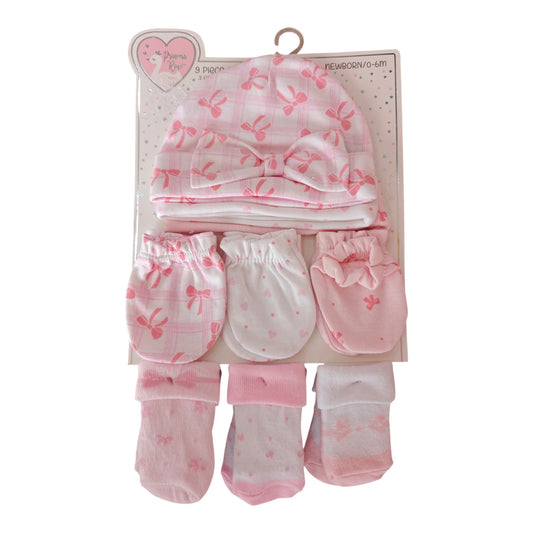 Set Gorros y Guantes Niño Niña