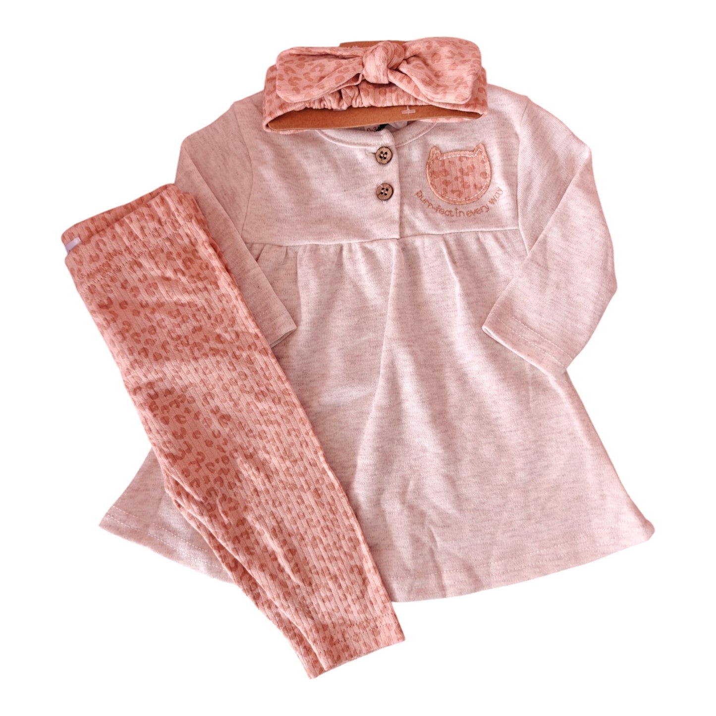 Set 3P Niña A001J204 Adley&Hudson Animal Print