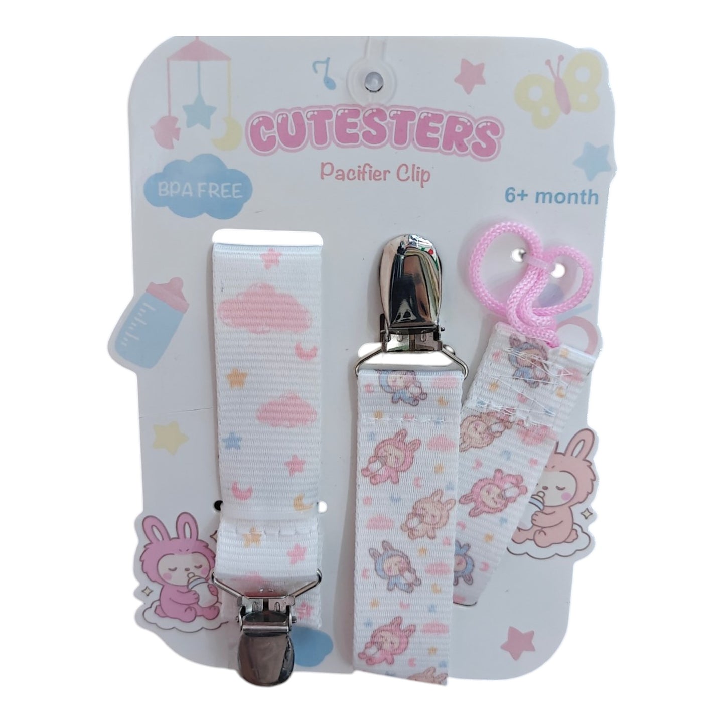 Clip Chupón Pacifier 2P Unisex Mix