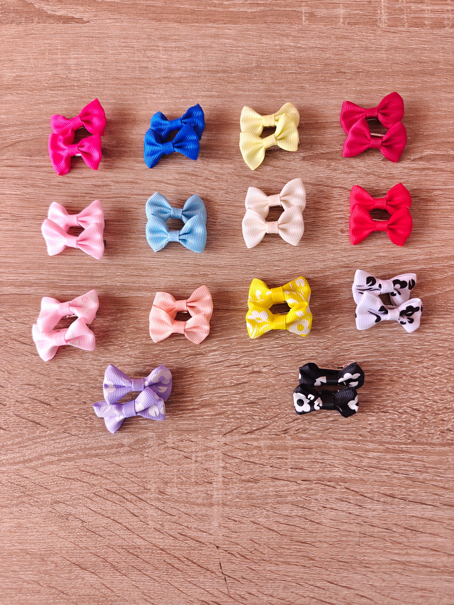 Moño Mini Par 3Cm Colores