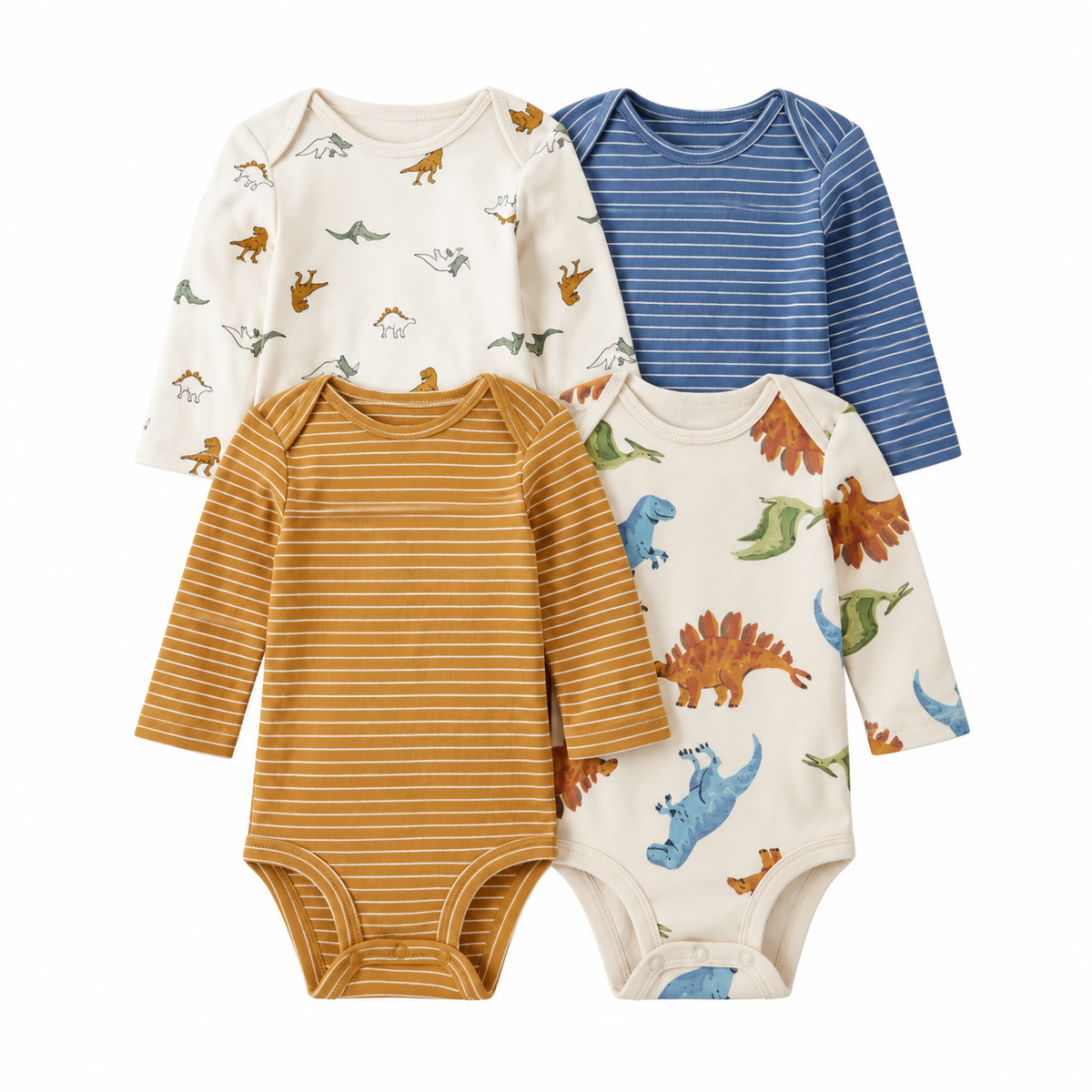 Pañaleros 4P Niño 1T582910 Carters Dinos/Rayas