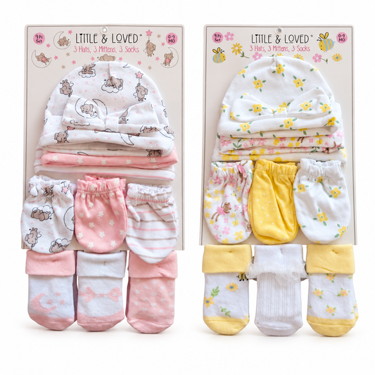 Set Gorros y Guantes Niño Niña