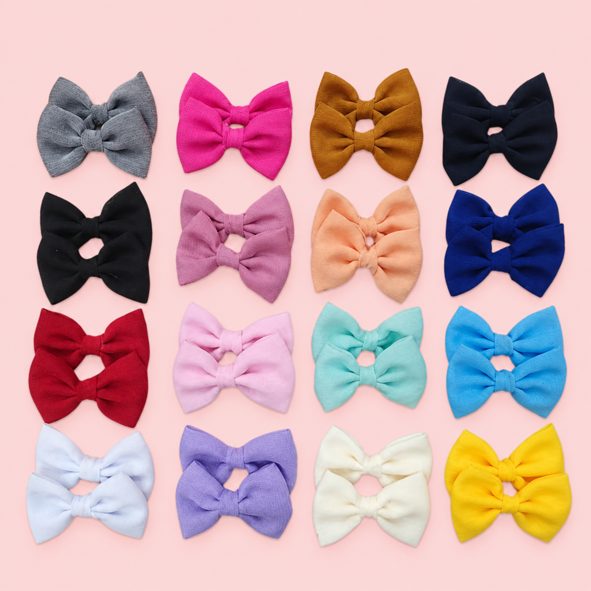 Moño Mini Tela Par 4cm SHIFON — Sweet Regina