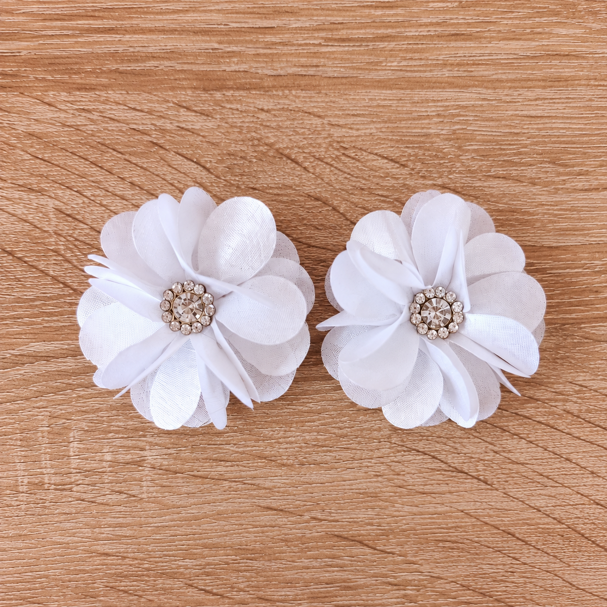 Moños Flor con Brillo 4 cm Varios Colores, vista 2 — Sweet Regina
