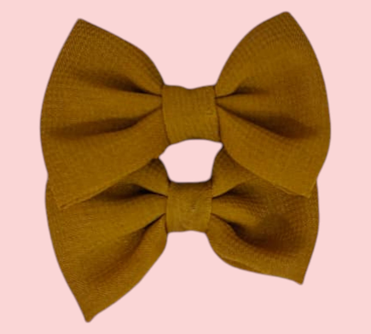 Moño Mini Tela Par 4cm SHIFON