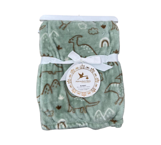 Cobija Adirondack Baby HT1189A Dinosaurios Verde