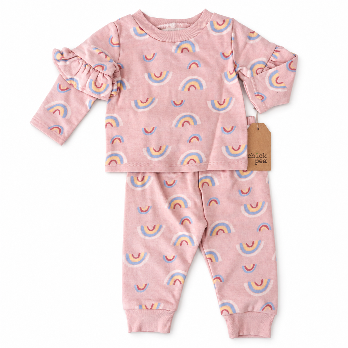 Set 2P Niña Chick Pea Rosa Arcoíris — Sweet Regina