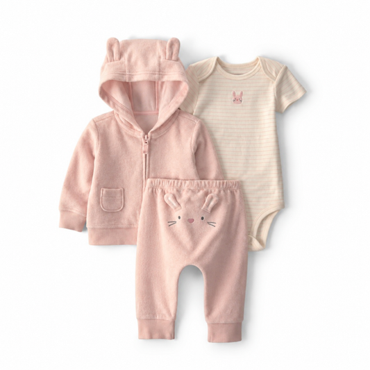 Set 3P Niña Carter's Conejo Rosa — Sweet Regina