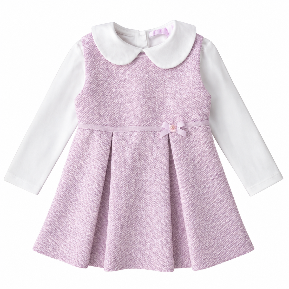 Vestido 2P Niña Lila con Forro — Sweet Regina
