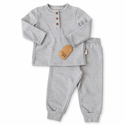 Set 2P Niño Chick Pea Gris — Sweet Regina