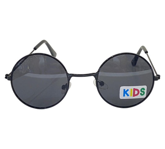 Lentes de Sol Negro Redondo