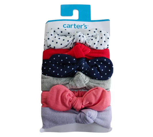 Banditas CR07094 Carters Moño 6PZ. Colores