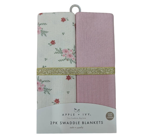 Sabanas 2P APB019 Apple+Ivy Florecitas/Rosa