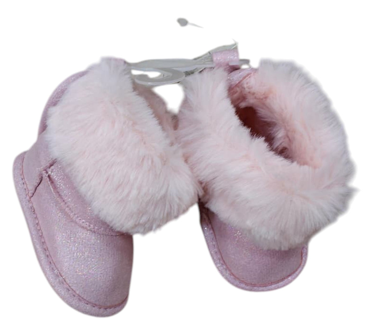 Botitas para bebé en rosa tornasol, marca First Steps