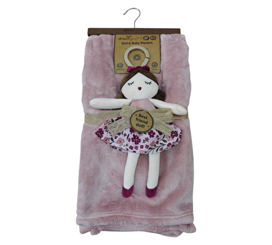 Cobija con Peluche DB130 DreamGro Bailarina/Rosa