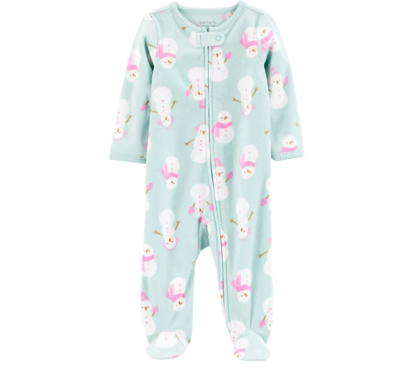 Mameluco 06M 1T941410 Snowman Verde Carters Just One You