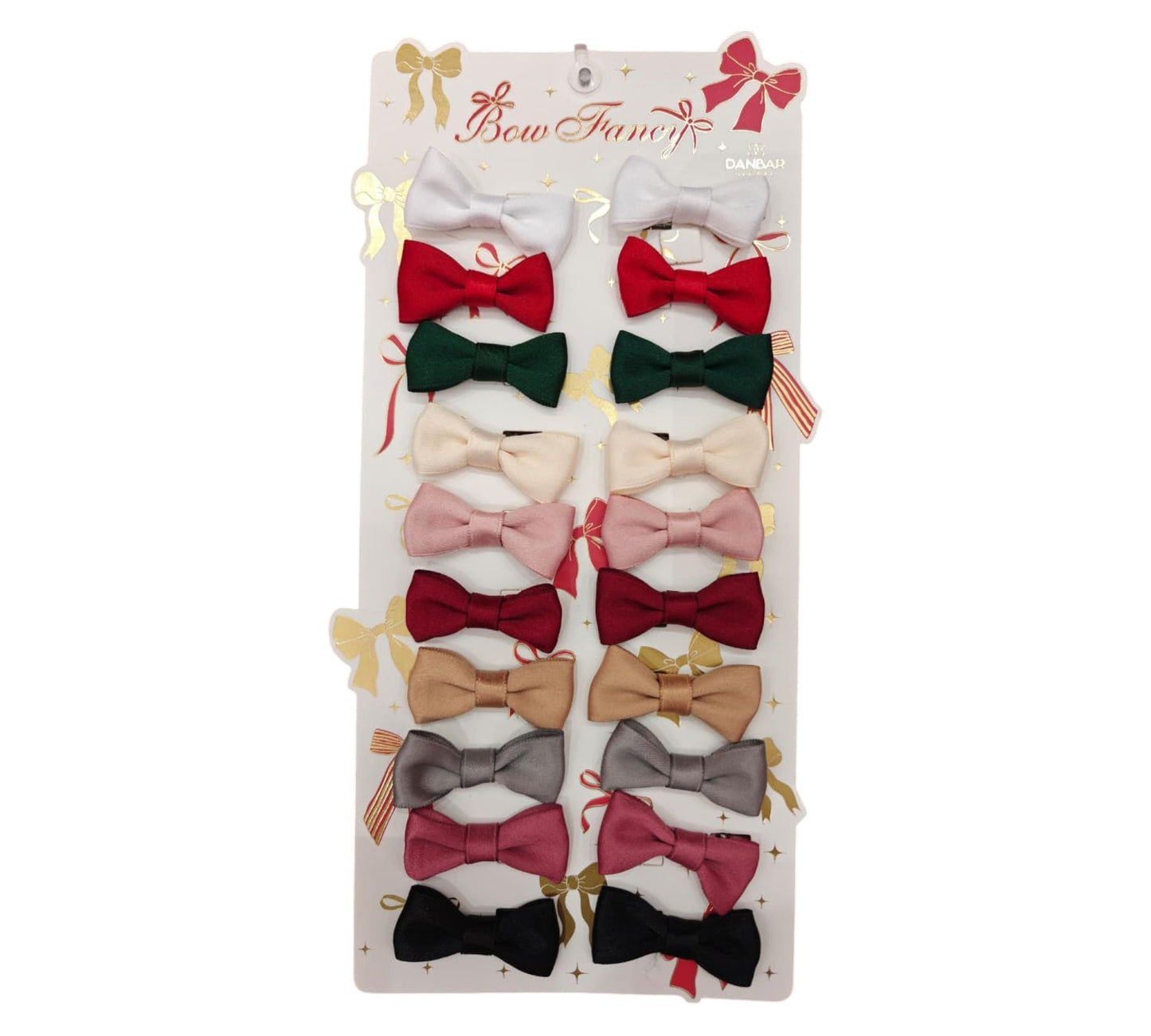 Moños 20PZ DANBAR  Navideños Lisos