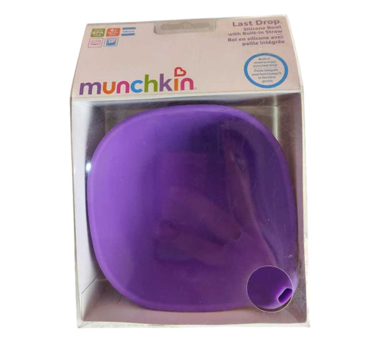 Plato Silicone 1P Morado Last Drop Munchkinb