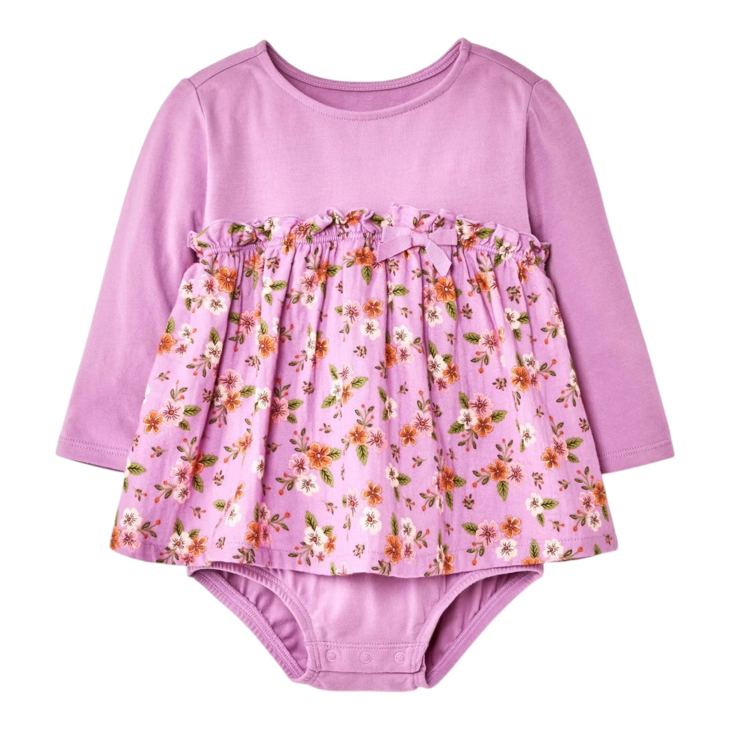 Vestido Niña 1KW1EE Cloud Island Flores Morado