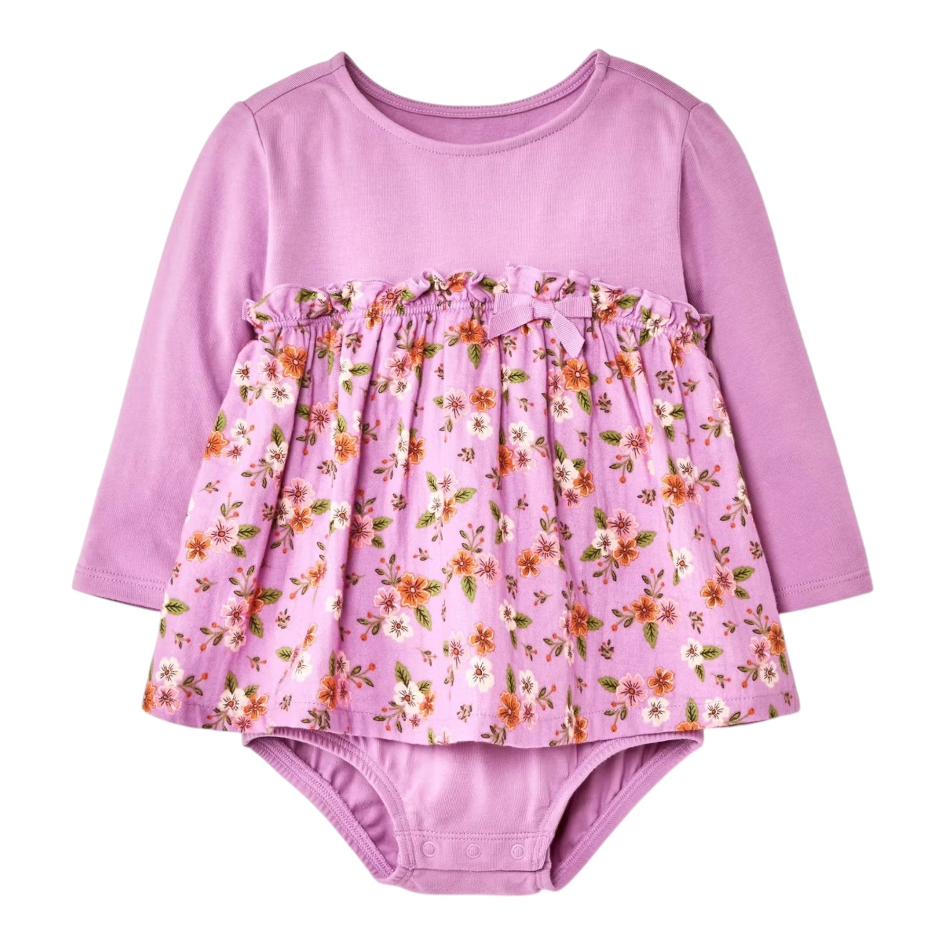 Vestido Niña 1KW1EE Cloud Island Flores Morado