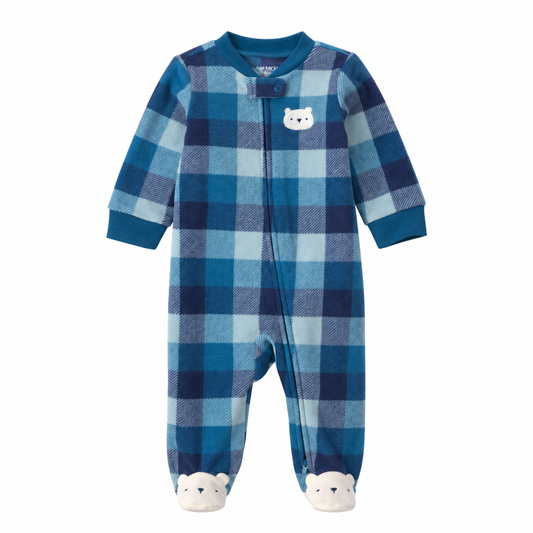 Mameluco Niño Carter's Azul Cuadros — Sweet Regina