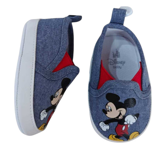 Zapatos 9/12M ISPG1262 Denim Mickey Disney Baby
