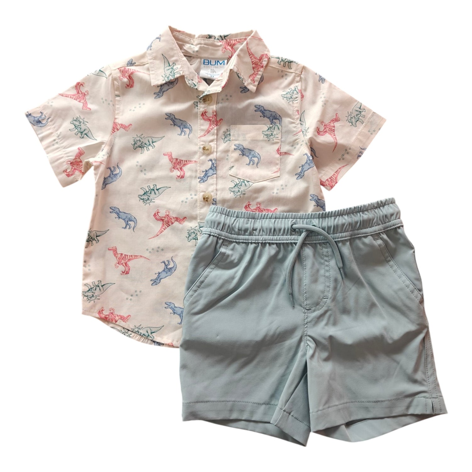 Set 2P Niño BUM Dinos Colores