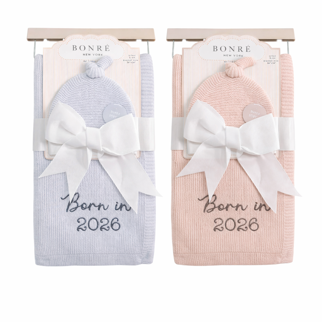 Cobija y Gorro 2P Niño Niña 0-6M Style EGKB43271-ITJ Bonbini