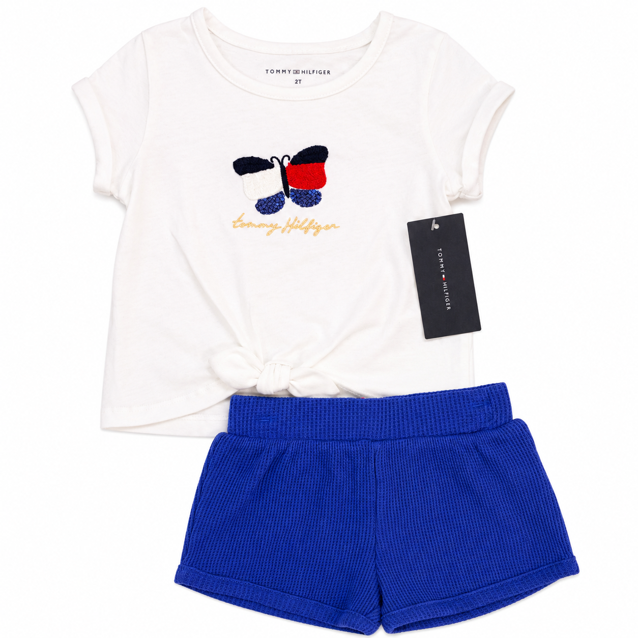 Set 2P Niña TGSJi30Q-999 Tommy Hilfiger Azul