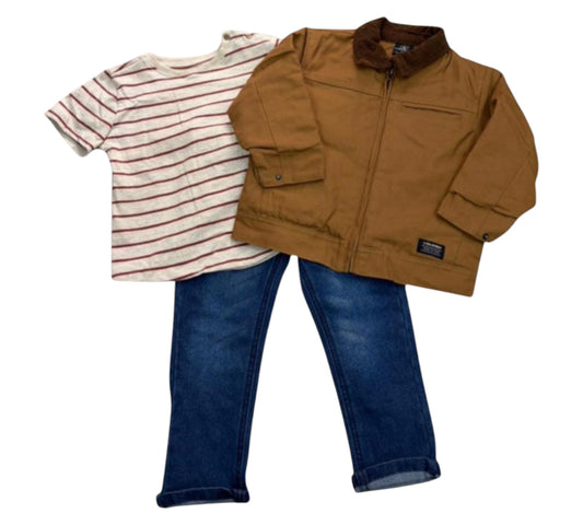 Set 3P 5T BA711VB4 Volcom Chamarra Cafe