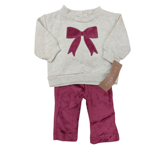 SET 2P 6/9M PE1100231 ChickPea Moño Tinto